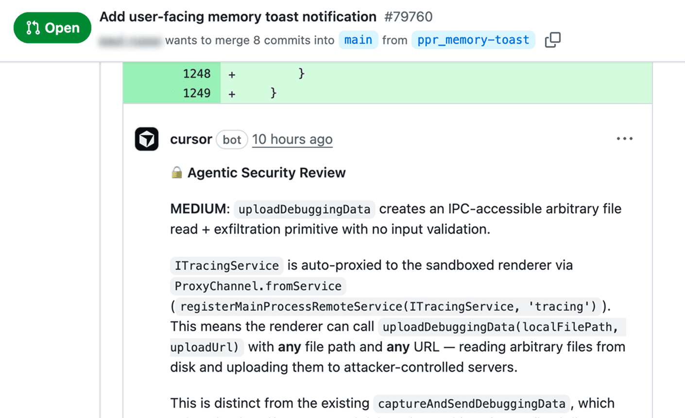 GitHub pull request opened by Anybump to patch a vulnerable dependency